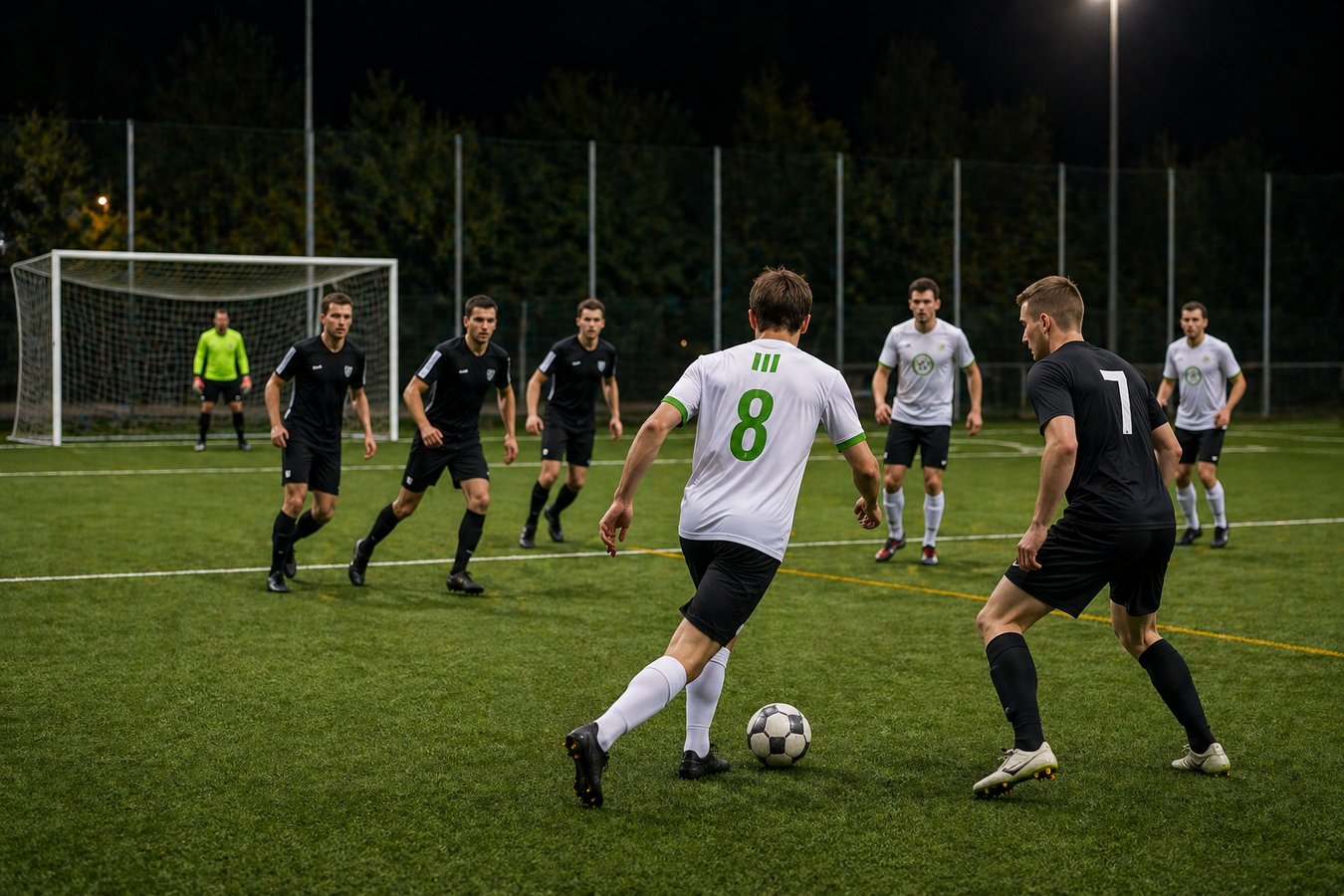 Parkki United pelipaidan takaosa numerolla 8